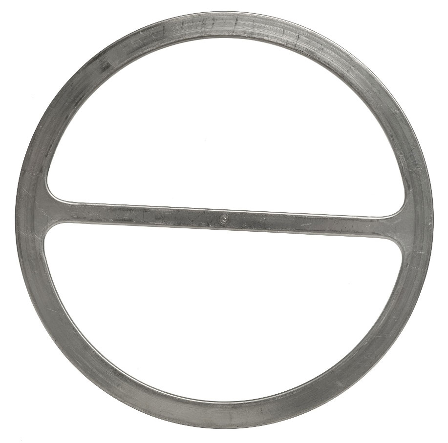 A Metal-jacketed gasket withstands a very high surface pressure in order to work. The gasket molds well.