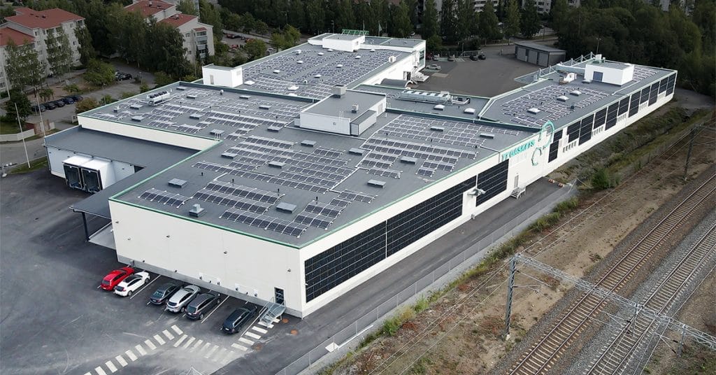 Aerial photo of the TT Gaskets production facility